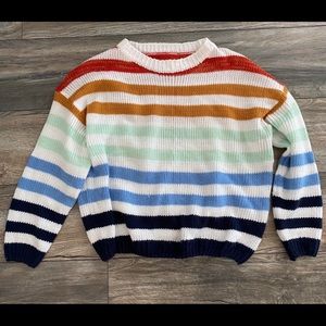 Color block sweater